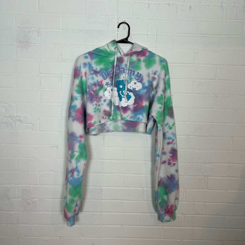 NWT Dolls Kill X Care Bears Collab Cropped Hoodie - Picture 4 of 8